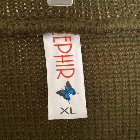 Zephyr forest green cardigan XL - Picture 3 of 5